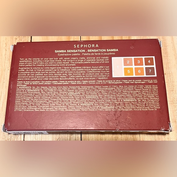 Sephora Samba Sensation Eyeshadow Palette NIB - Picture 2 of 5